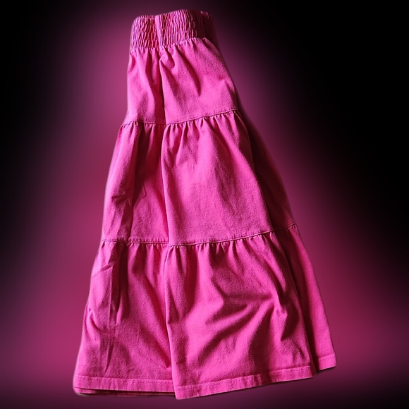 #C96 Woman Within Pink Plus Size Gathered Skirt - Picture 4 of 8